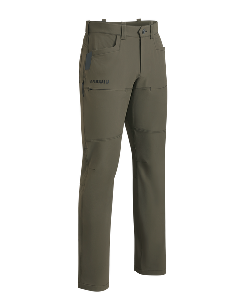 Front of Reed Pant in Ash Brown